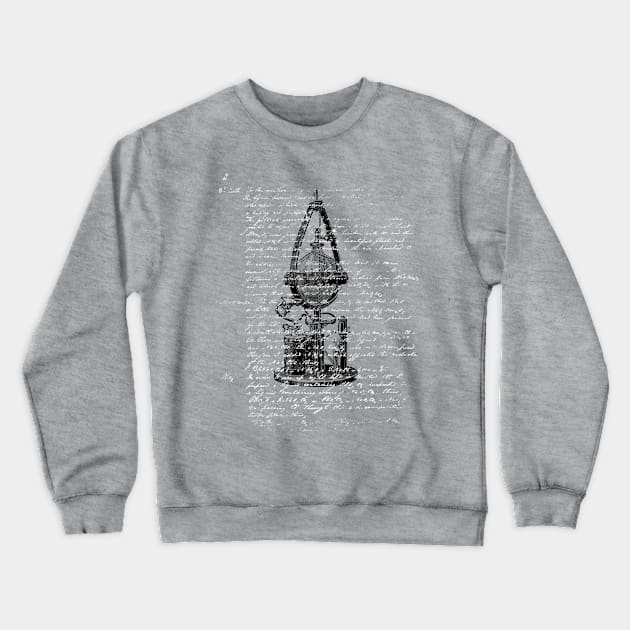 VINTAGE SCIENCE / 02 - Laboratory Equipment Crewneck Sweatshirt by Daniel Coulmann